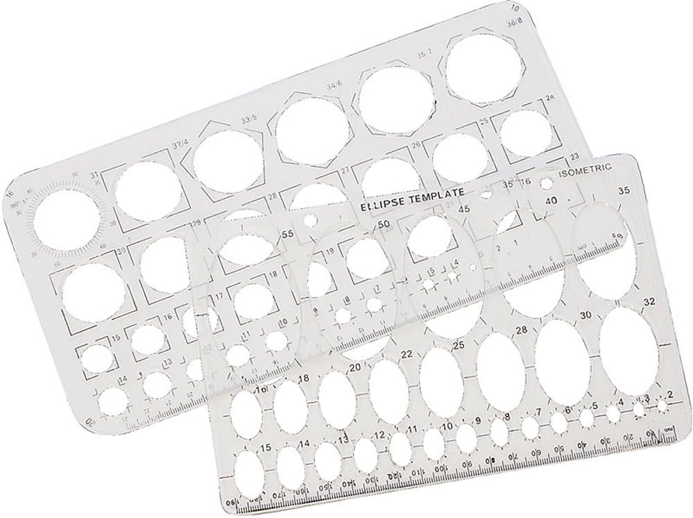 Circle and Oval Template Set