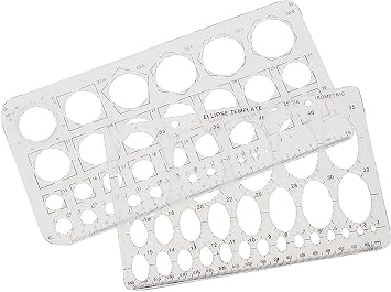 Circle and Oval Template Set