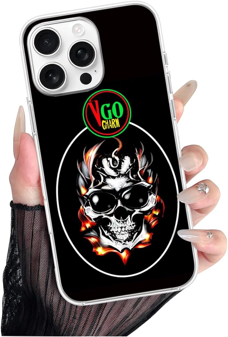 Phone Case Compatible with iPhone Winskull002 Scratch Accessories Waterproof Max Plus Transparent Funny 15 Series Pro