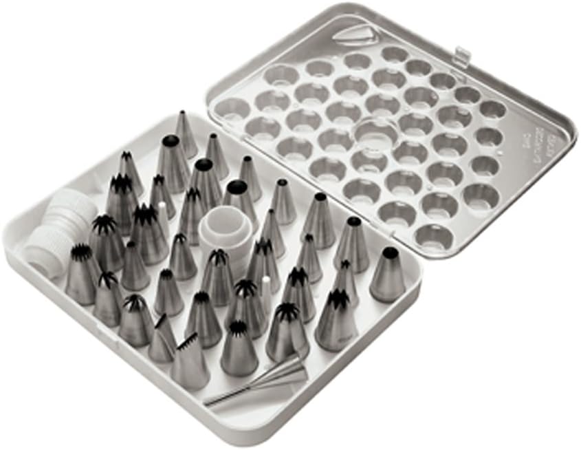 Paderno World Cuisine Set of 29 Stainless Steel Pastry Tips