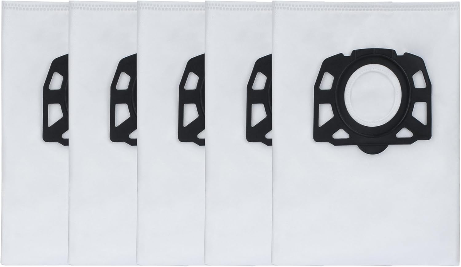 5 Pack Fleece Filter Bags for Karcher WD4 WD5 WD5/P Wet & Dry Vacuum Cleaners Replacement Parts