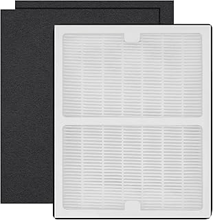 IAF-H-100A True HEPA & 2 Pack Carbon Replacement Filters A Compatible with Idylis Air Purifiers AC-2119, IAP-10-100, IAP-10-150, IAPC-40-140 and Filtrete FAP-C01-A, Part# IAF-H-100A（1 HEPA & 2 Carbon)