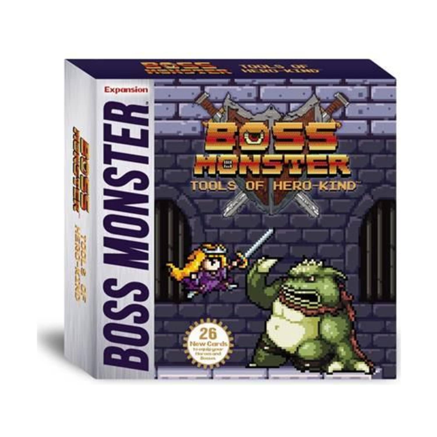 Brother Wize Games BGM-002 Boss Monster: Tools of Hero-Kind, Multicoloured, 3.9 inches x 3.9 inches x 0.7 inches