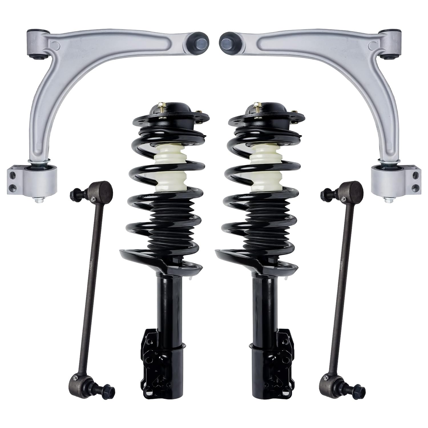 Detroit Axle - 6pc Front End Suspension Kit for 2004-2012 Chevy Malibu