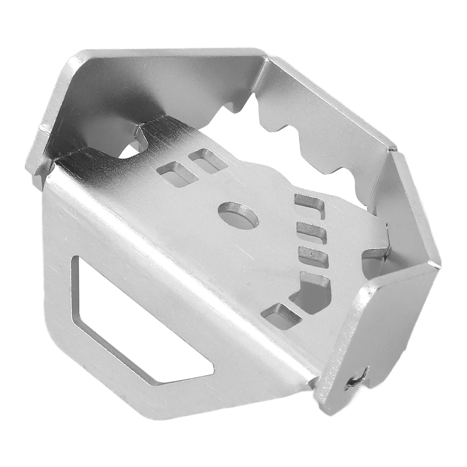 BRRNOO Estensori Pedale, Estensione Pedale Freno Estensione Gas Freno Refitting Moto Leva di Ricambio per CRF1000L Africa Twin 14‑19 (SILVER)