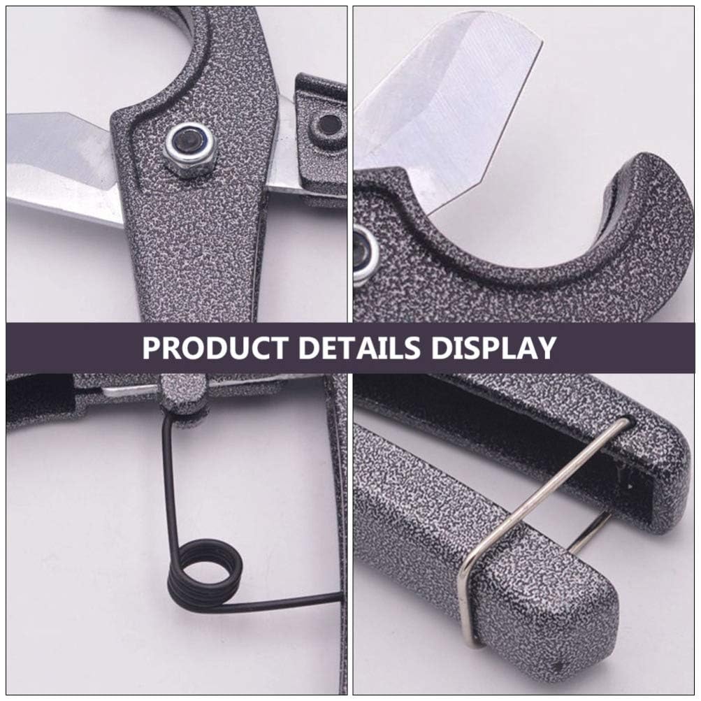 A AND S TOOL® PVC Pipe Cutter 1-1/4inch 36mm Ratchet Cuts Plastic Tube Pipe Shear Scissors PU/PP/PE/PPR Hose Cutting Hand Tools Ideal For Home Working And Plumbers 4