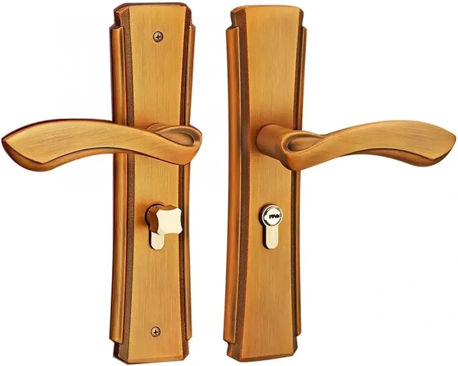 Zinc Alloy Door Handle Lock Set Home Security Lock with Keys Indoor Door Lever Latch Door Handle Lock serrure