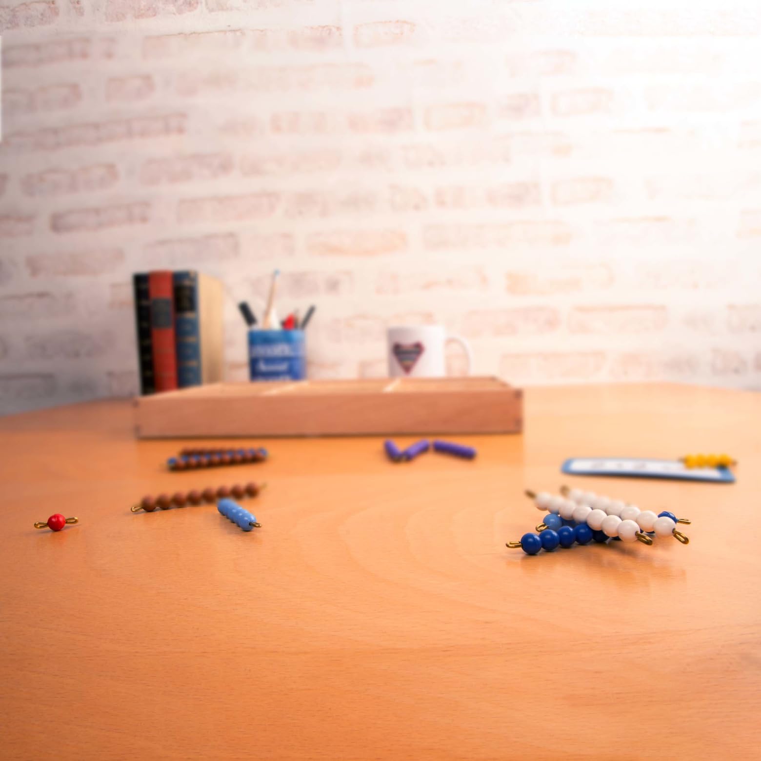 MontiPlu Farbiges Montessori-Perlenmaterial