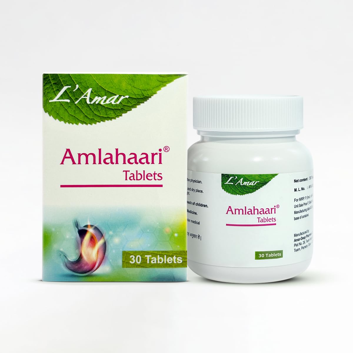L’Amar Amlahaari Ayurvedic Tablets for Acidity Relief – 30 Tablets | Helps with Gas, Bloating, Heartburn, GERD, Gastritis | Natural Formula that is beneficial for Ulcers & Gastric health-picture-26