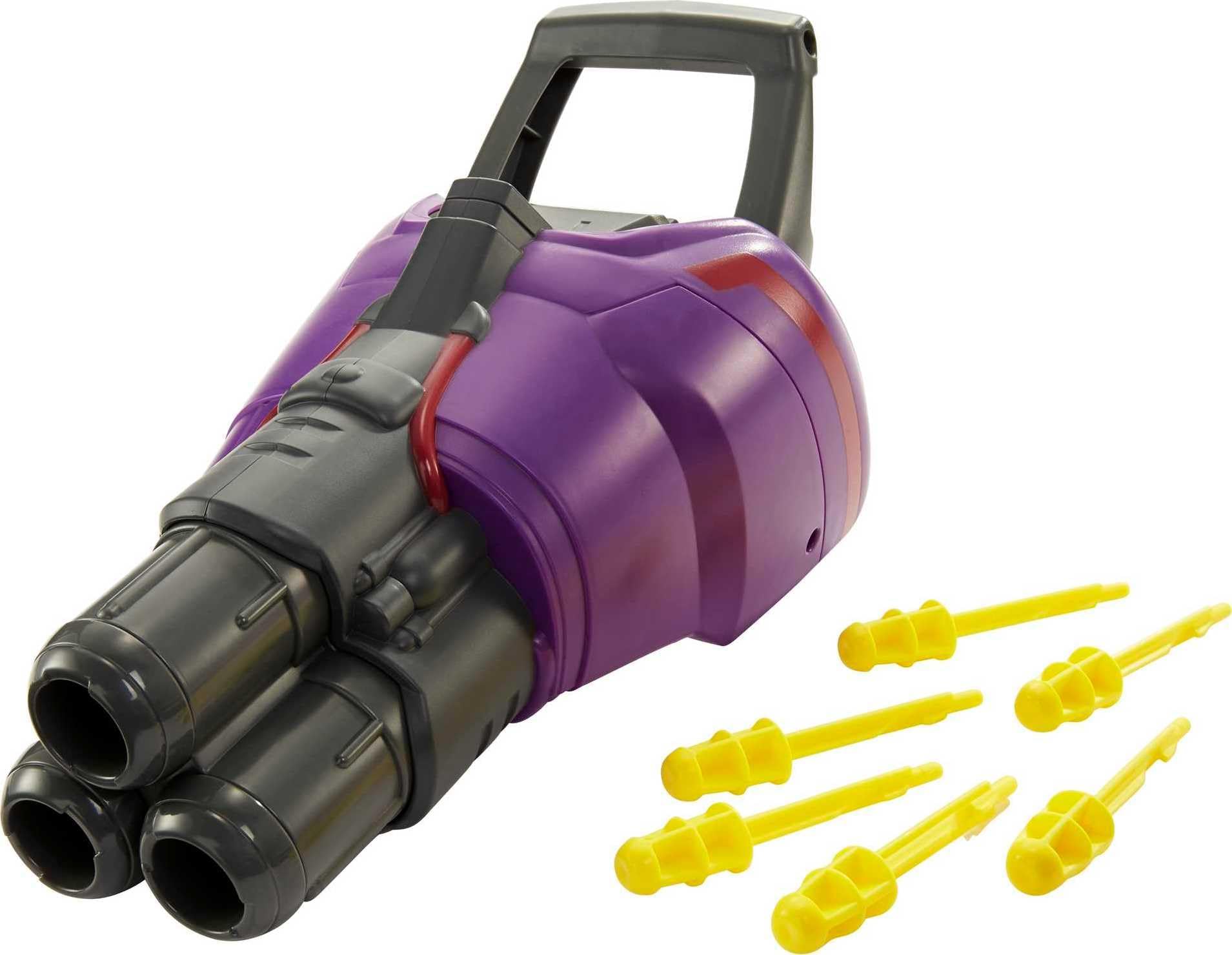 Mattel Disney Pixar Lightyear Zurg Blaster Role Play Toy, Movie-Inspired Purple Triple Shooter with 3 Projectiles, Gift for Fans Ages 4 Years & Older