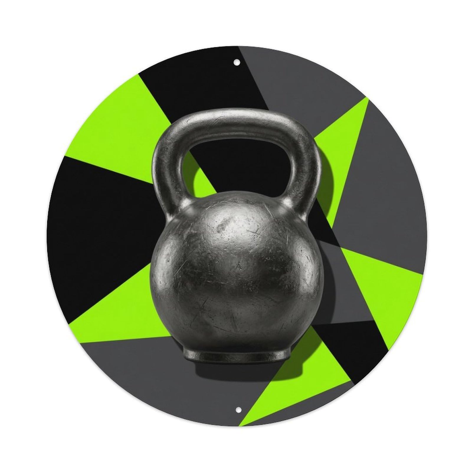 Fyrn Style Metal Tin Sign Gym Fitness Workout Motivation Exercise Iron