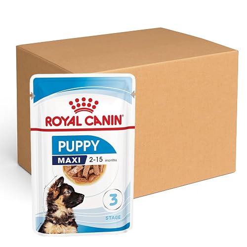 Royal Canin Maxi Puppy Food for Stage 3, Wet Food, Supports Immune System & Digestive Health, Provides Long Growth, Moderate Energy, Pack of 20