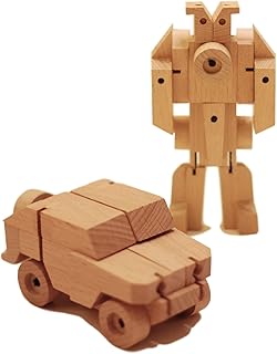 WooBot - Wooden Robot Transforms into a Military SUV