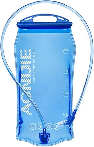 AONIJIE Bolsa de agua plegable para hidratación, bolsa de agua a prueba de fugas, depósito de agua para senderismo al aire libre, mochilero, correr,