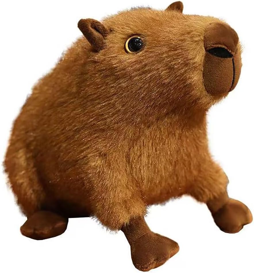 Cute Capybara Plush Stuffed Animal, 8.67inch Soft Capybara Plushie Kawaii Stuffed Toy, for Kids & Collectors