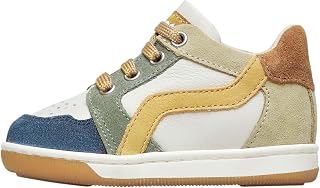 Falcotto ABEIA Suede Wax/Nappa/Suede SPAZZ. Milk-Navy-Olive