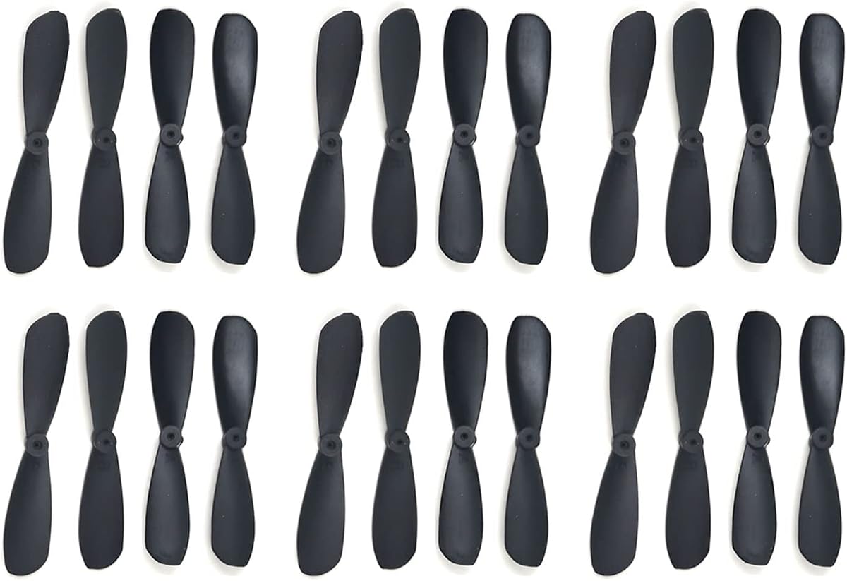 skrnrhrery mini Propeller, Suitable for RC Aircraft Special Nylon Props Central axis 0.8MM Blade Length 46/42/37/MM Positive and Negative AB propellers mini Quadcopter Accessories (46mm)