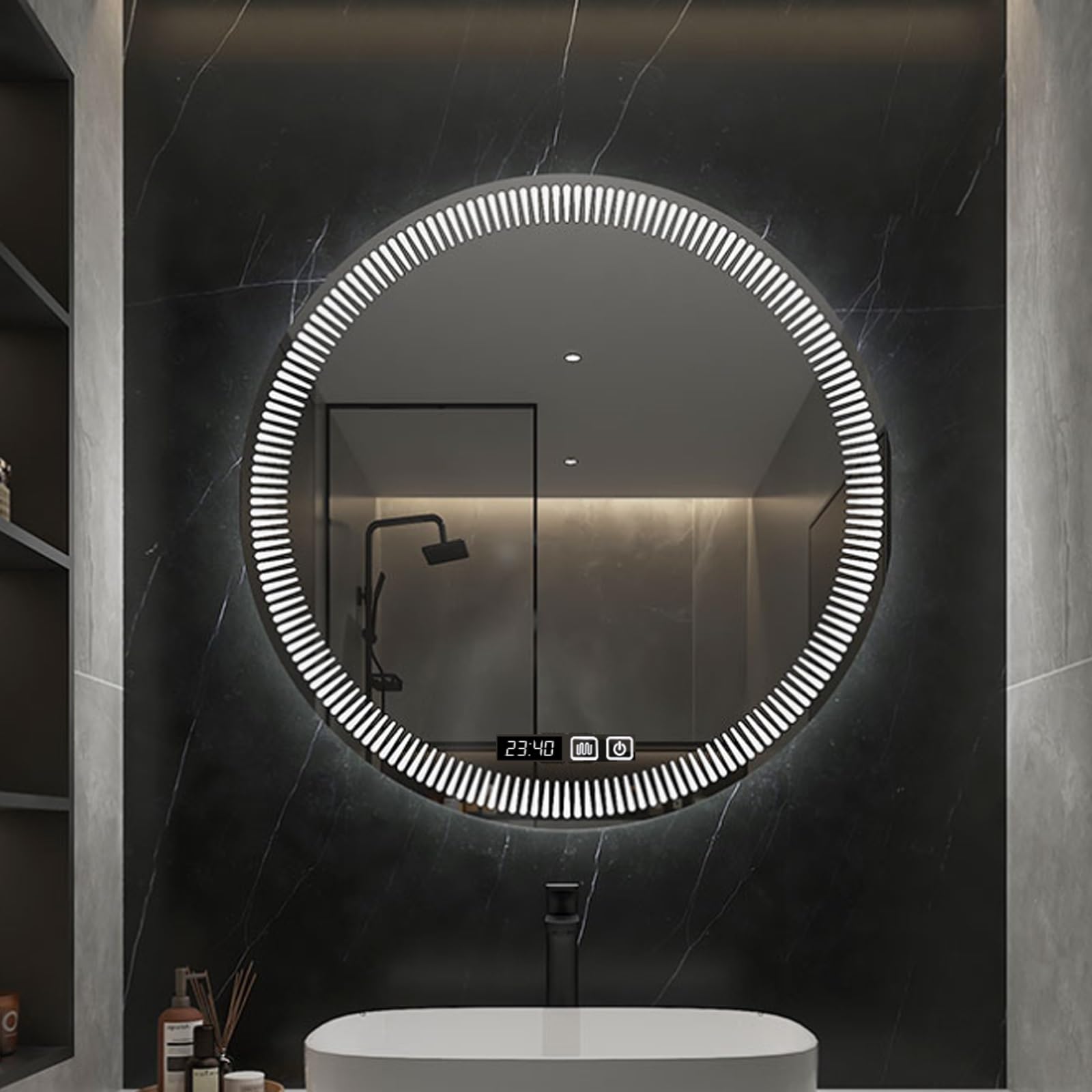 Miroir de salle de bain LED pour illuminer votre routine beauté matinale