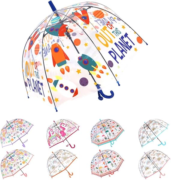 Photo 1 of  Merciband Kids clear dome type umbrella collection 