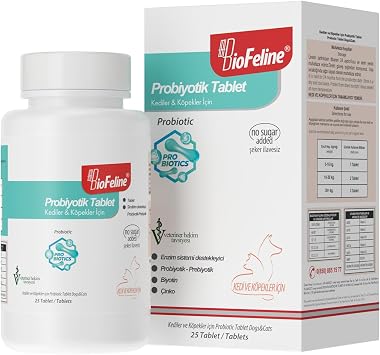Biofeline Tablet Probiyotik Kedi ve Köpek 25 Tablet