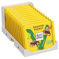 Ritter Sport Arachidi Tostate Vegan, Cioccolato Fondente