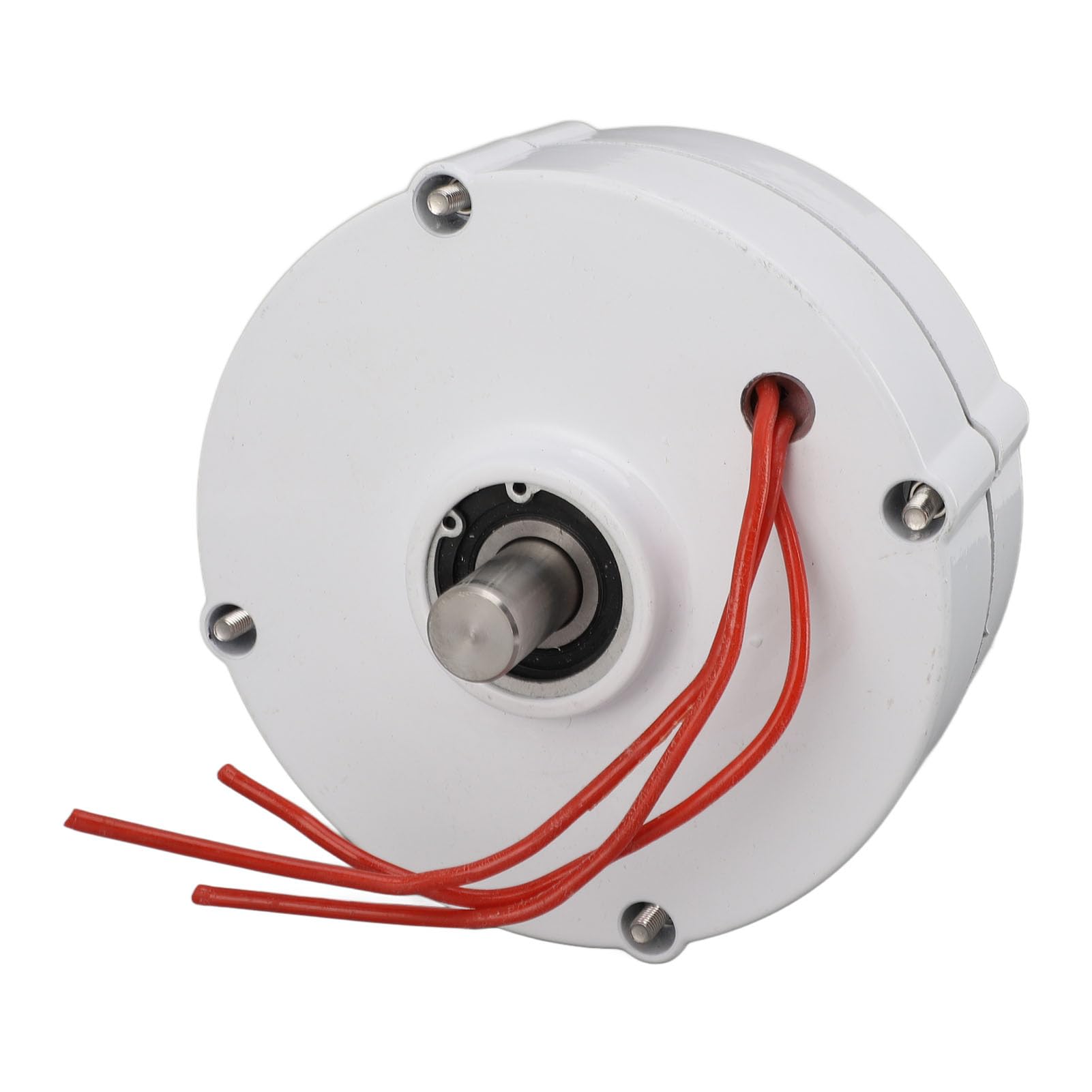 Generatore a Magneti Permanenti 48V, Generatore a Doppio Albero, Motore Elettrico Sincrono CA Trifase per Turbina Eolica (200 W)