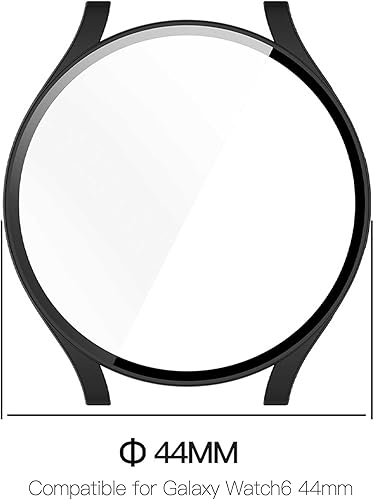 Miniatura 9 de 2 piezas Tucana Series - Funda compatible con Samsung Galaxy Watch 6 (1.732 pulgadas, 2023), a prueba de golpes e inastillables, con protector de