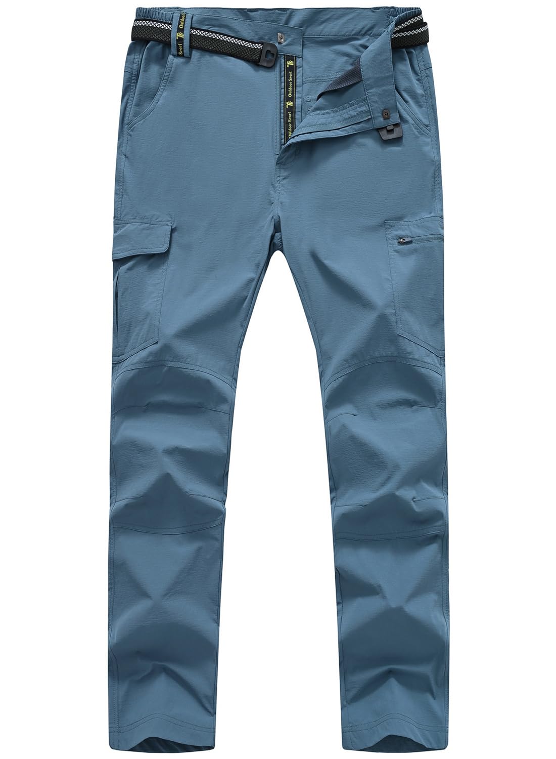 TBMPOY Pantalones cargo de senderismo para hombre, ligeros, impermeables, de secado rápido, para exteriores, verano, pesca, camping, montaña