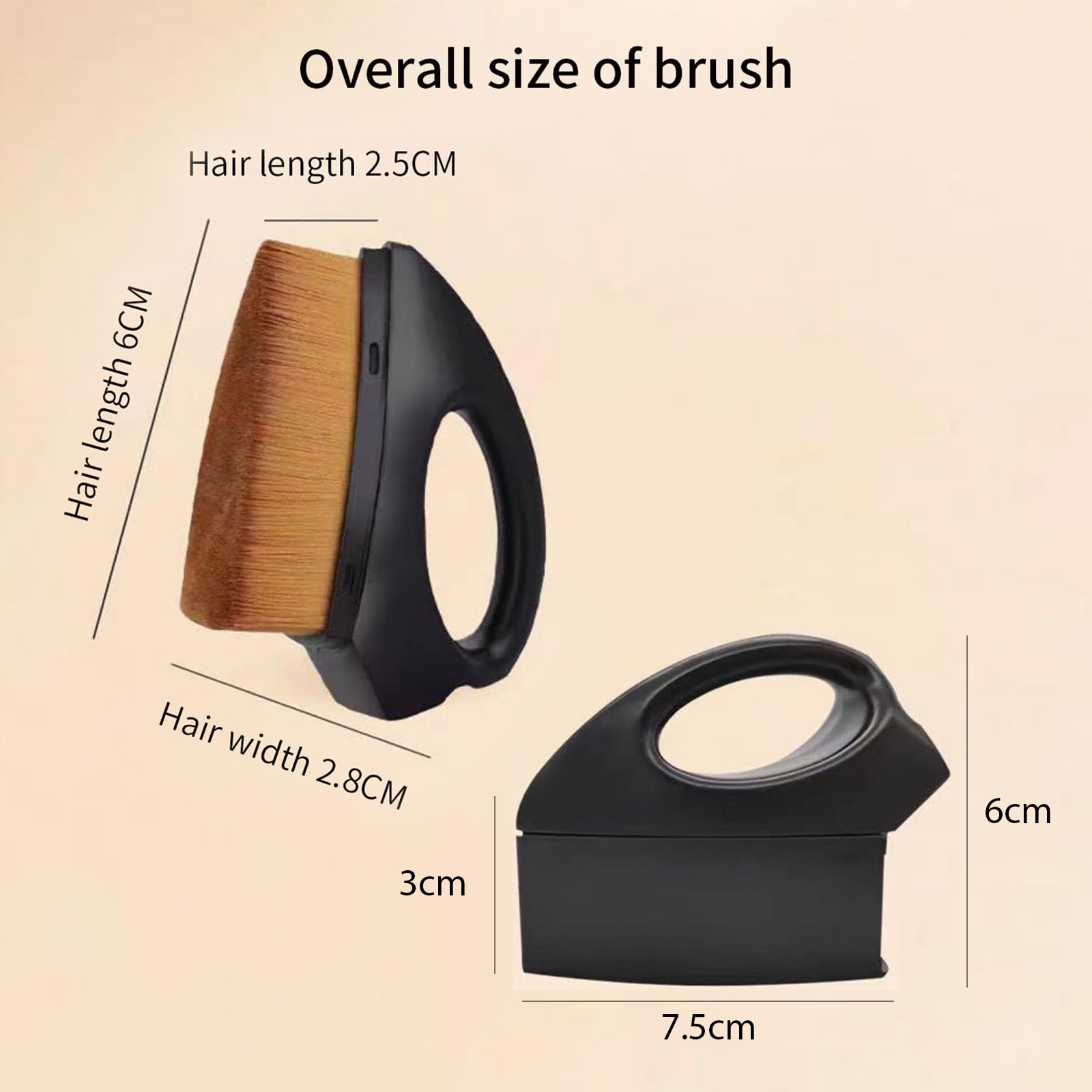 Records Cleaning Brush Anti Static Black Record Turntable Cleaning Brush Carbon Fiber for Albums LP CD Cartridge Ultra Soft Duster