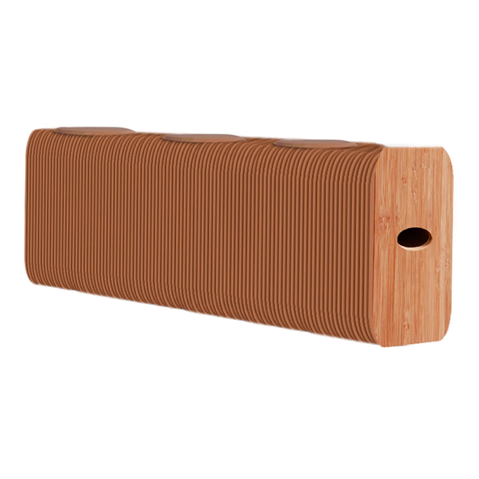 Banc télescopique pliant en accordéon de papier kraft pour petite chambre