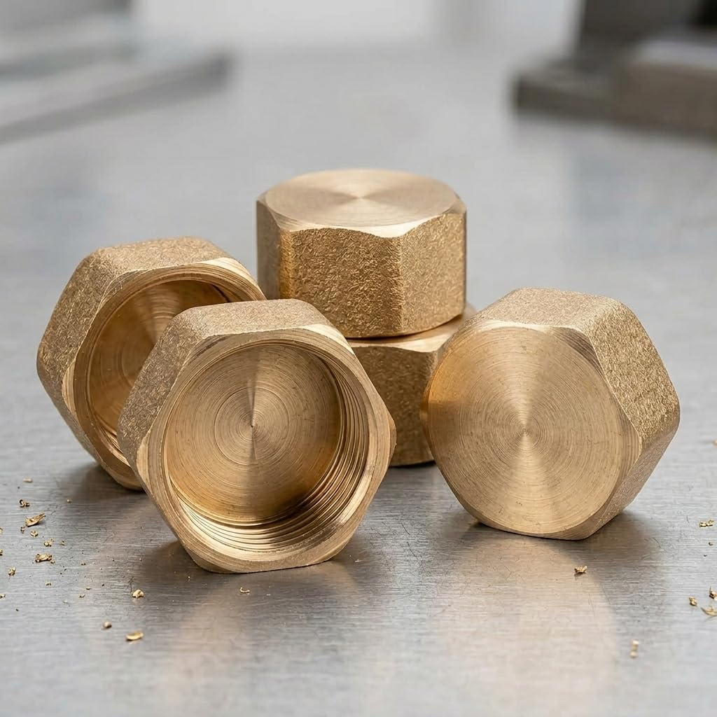 Raccord laiton massif 3/4 NPT femelle pour finition de plomberie durable