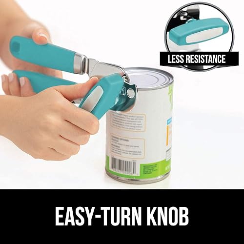 Miniatura 8 de Gorilla Grip Manoplas de horno de silicona y abrelatas manual, los guantes de silicona para horno son de 12.5 pulgadas, el abrelatas incluye abridor