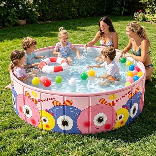 Piscine portable en PVC antidérapant et durable pour extérieur