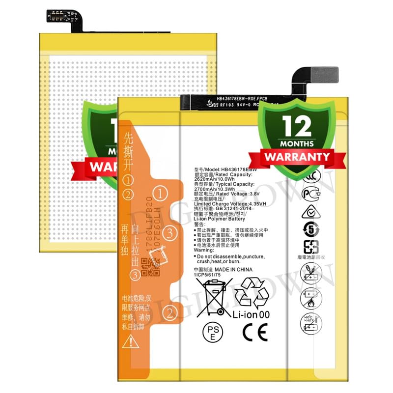 Image of Original HB436178EBW Battery Compatible for Huawei Mate S (CRR-UL00, CRR-L09, CRR-UL20) - (2700mAh) - 1 Year Warranty