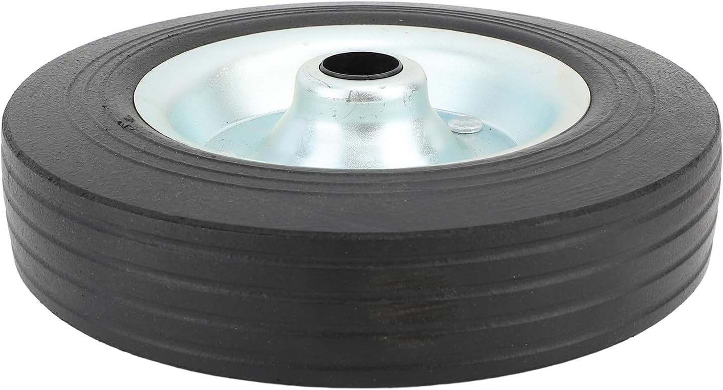 WALFRONT Trailer Jack Wheel Replacement, Heavy Duty Rubber Wheel 8 Inch, 1100lbs Capacity for Boat Trailer and RV Use
