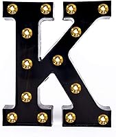 Vista 15 de Foaky Letrero de luces LED negras con número de marquesina, luces de números de marquesina iluminadas para luz nocturna, boda, fiesta de cumpleaños