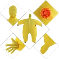 Vista 16 de YEAHBBER Disfraz inflable para adultos, disfraces inflables para adultos, tamaño de adulto, trajes inflables para el cuerpo, pantalones, 14 x 3 x 12