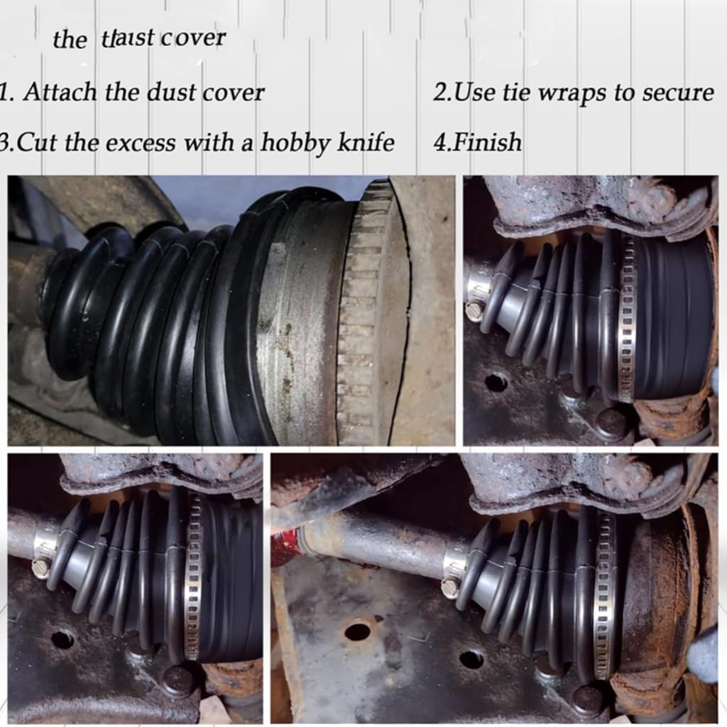 2pcs CV Boot Repair Kit with Expander Tool and Clamps for Most Cars