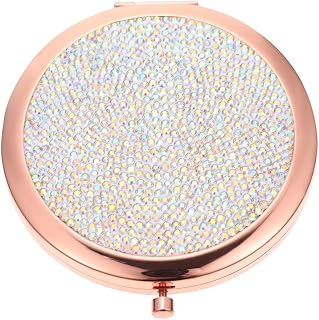 XXXDXDP 1 Pack Mini Portable Gold Double Sided Foldable Makeup Women Outdoor Makeup Gift