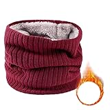 Neck Gaiter Bufanda Cálida De Punto para Hombre Y Mujer, Bandana Con Anillo, Bufanda De Lana Sólida, Diadema para El Cuello, Chal Unisex, Invierno Y Otoño Neck Warmer(B10)
