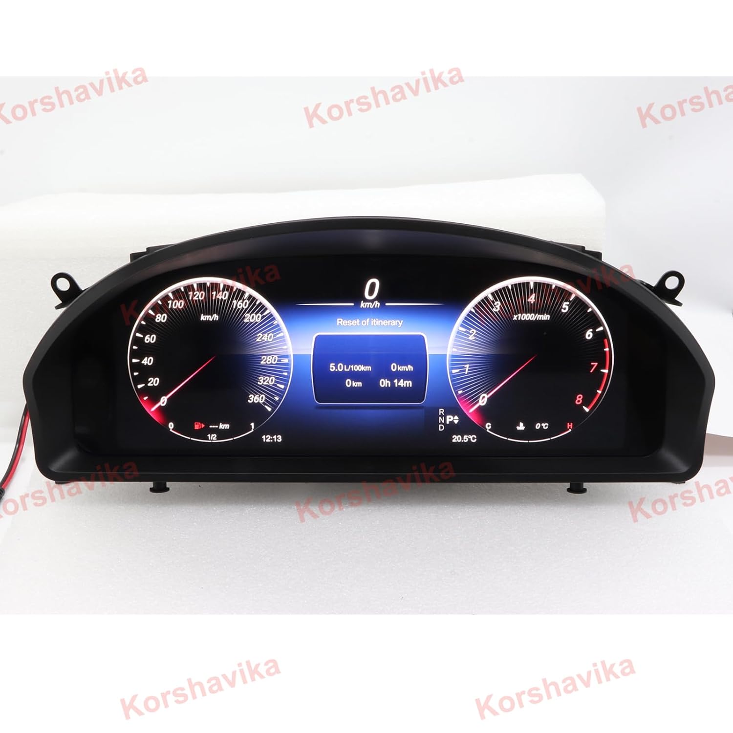 LCD Digital Cluster for Mercedes Benz C Class W204 2008-2011, Virtual Cockpit Car Dashboard Speedometer Gauge Instrument Panel