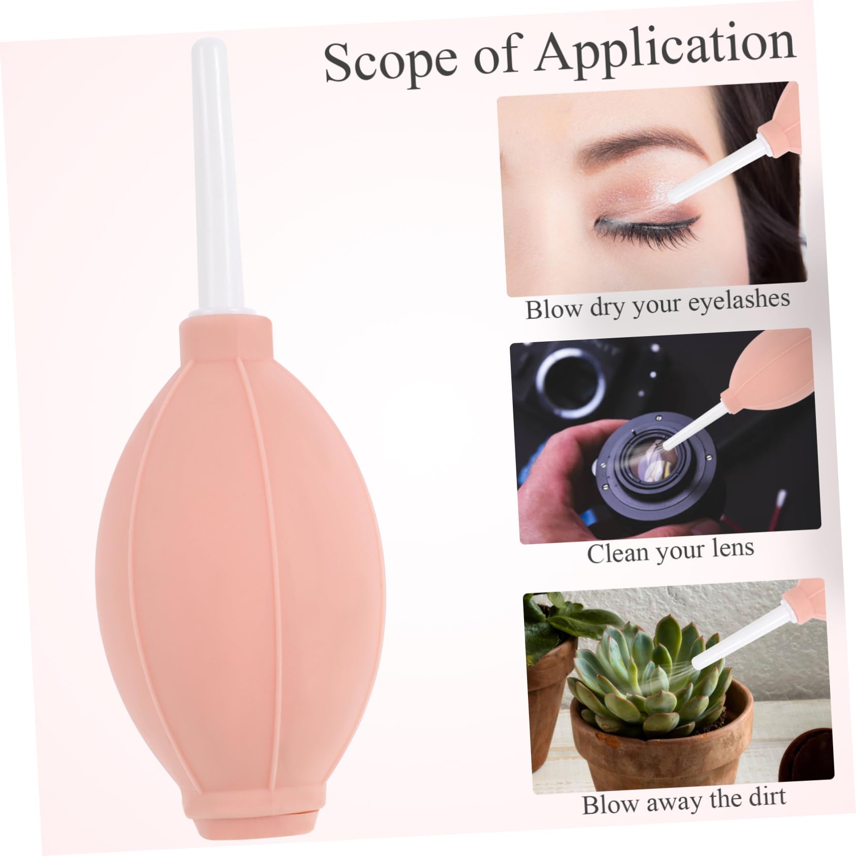 Kit De 4 Souffleurs D'Air Pour Cils Sèche-Cils Portable Pour Extensions De Cils Séchage Doux De La Colle Élimination Des Fumées Accessoire De Beauté Pour Yeux 14.00X5.00X5.00 Cm