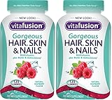 Vitafusion EHJayX Gorgeous Hair, Skin & Nails Multivitamin, 135 Count (Pack of 2)