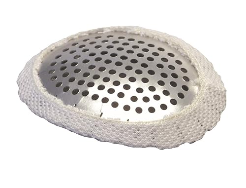 Graham-Field 1276GA W Grafco Fox - Protector de ojos de aluminio con cubierta de tela, color blanco, paquete de 50