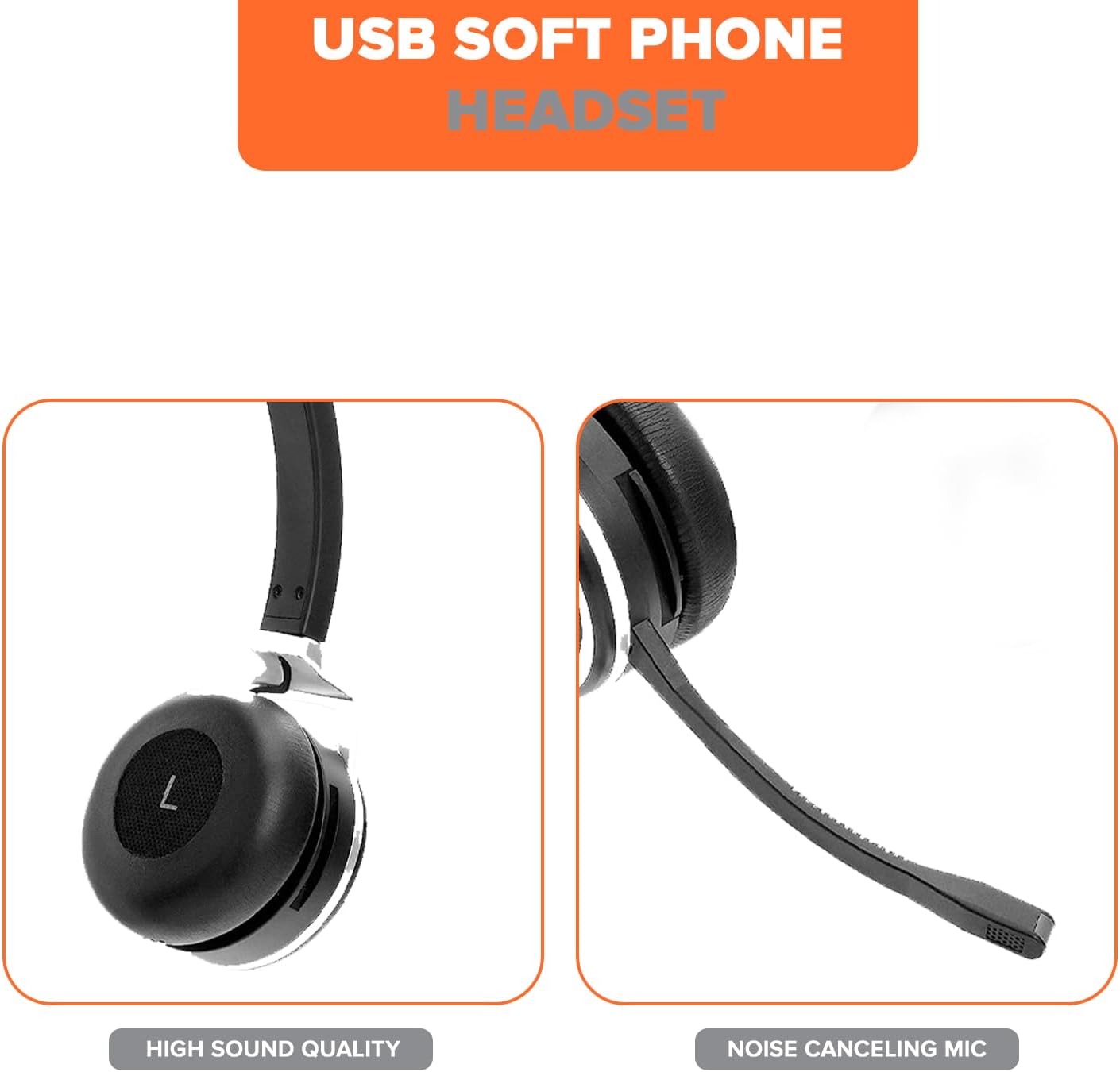 Spracht ZumBT-410 Prestige Bluetooth Headset with Noise-Canceling Microphone | Wireless Headset with Charging Base & USB Dongle for Computer | PC Head Set for Working from Home/Office/Teams/Zoom