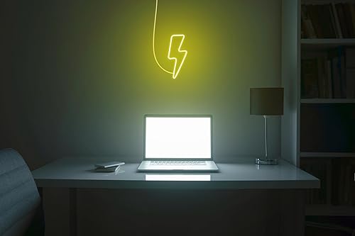 Miniatura 5 de AdvPro Rayo Rayo Estándar Flex Silicona LED Neon Sign - Púrpura - st16s42-fnu0002-p