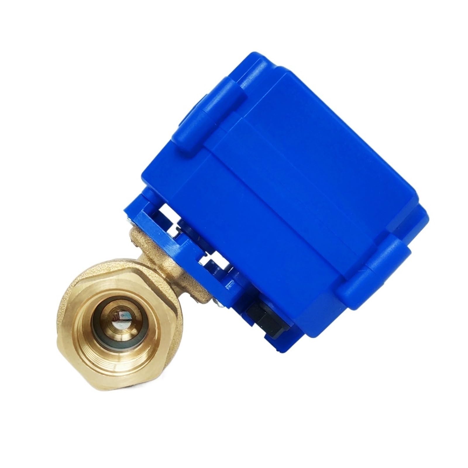 Valvola a sfera Valvola for motore elettrico da 1/2" in ottone, valvola motorizzata DC12V con 3 fili, valvola elettrica DN15 for il controllo 'acqua Per attrezzature per acqua potabile