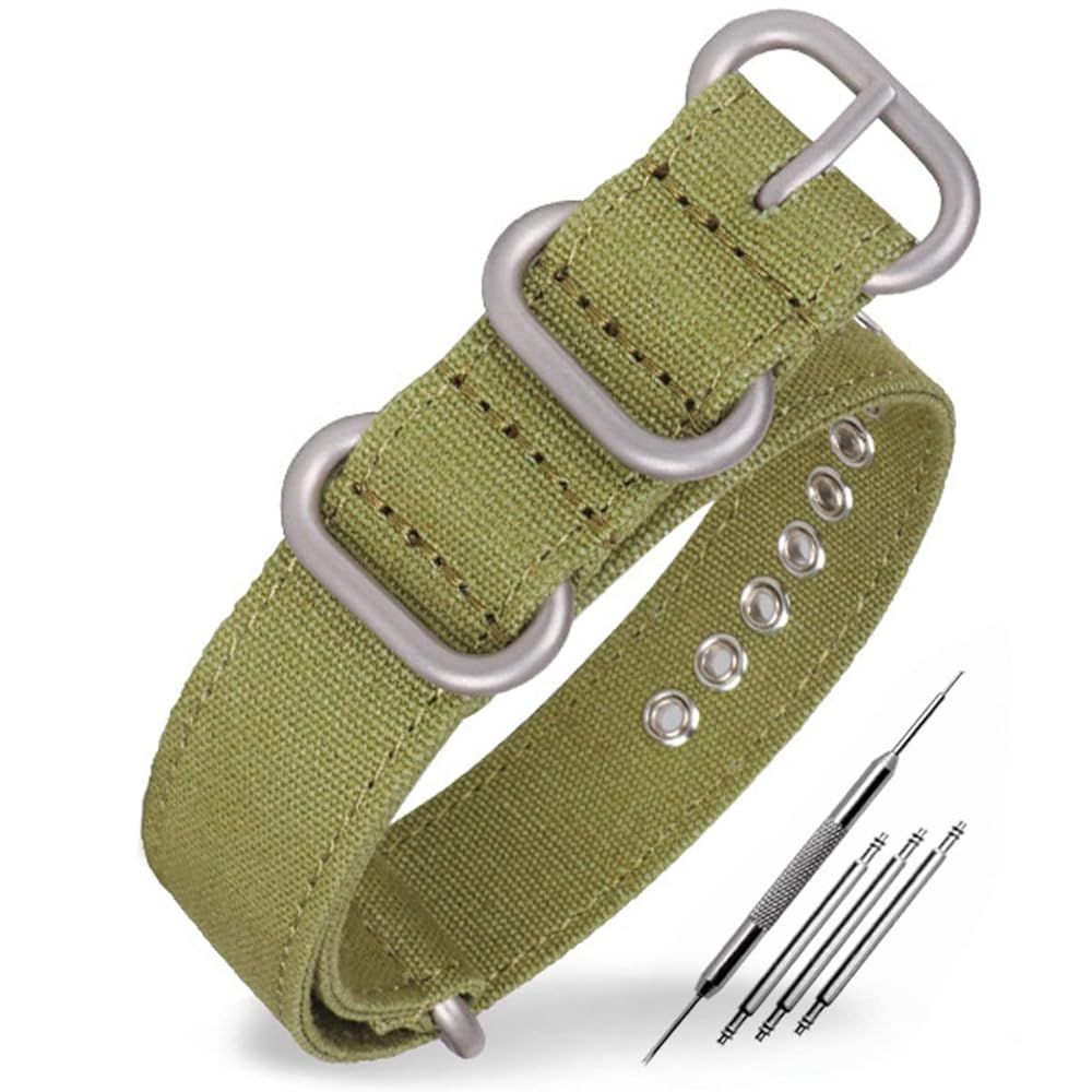 ✏️有機カルダモン　NATOベルト・オーダー製作 Nato Gold Strap - KARL-LEIMON Watches