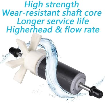 GERUI Small Water Feature Pump with 12 LED Lights, Small Submersible Water Pump 180L/H, 3W, Height of 0.55m, Adjustable Ultra Silent Water Pump for Fish Tank, Pet Fountain, Aquarium, Hydroponics