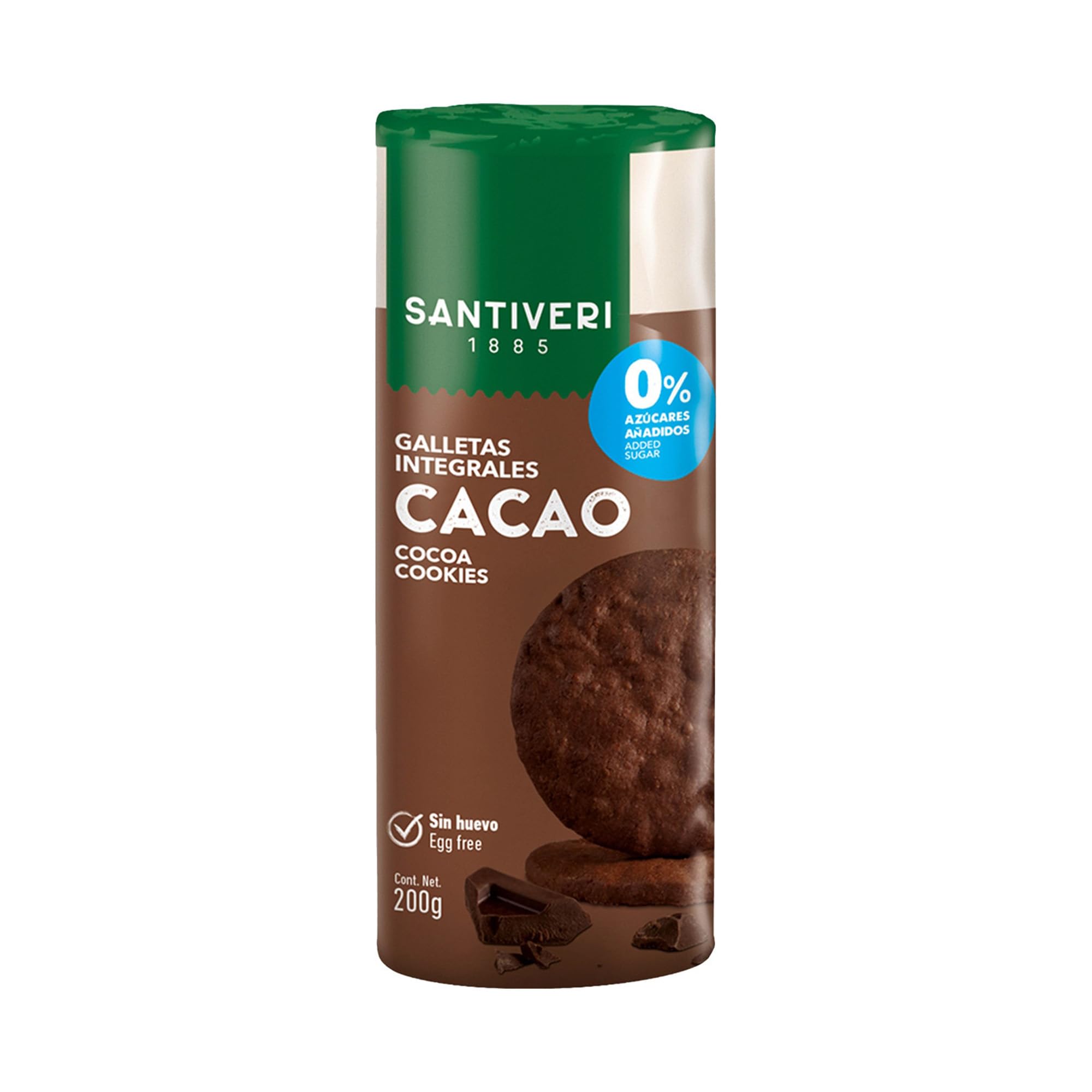 SANTIVERI - Galletas Integrales Arándanos, 0% Azúcares Añadidos - Con Fibra, Sin Grasa de Palma, Alto Oleico, Sin Huevo, Sin Lactosa - Vegano - 190 g — view 10